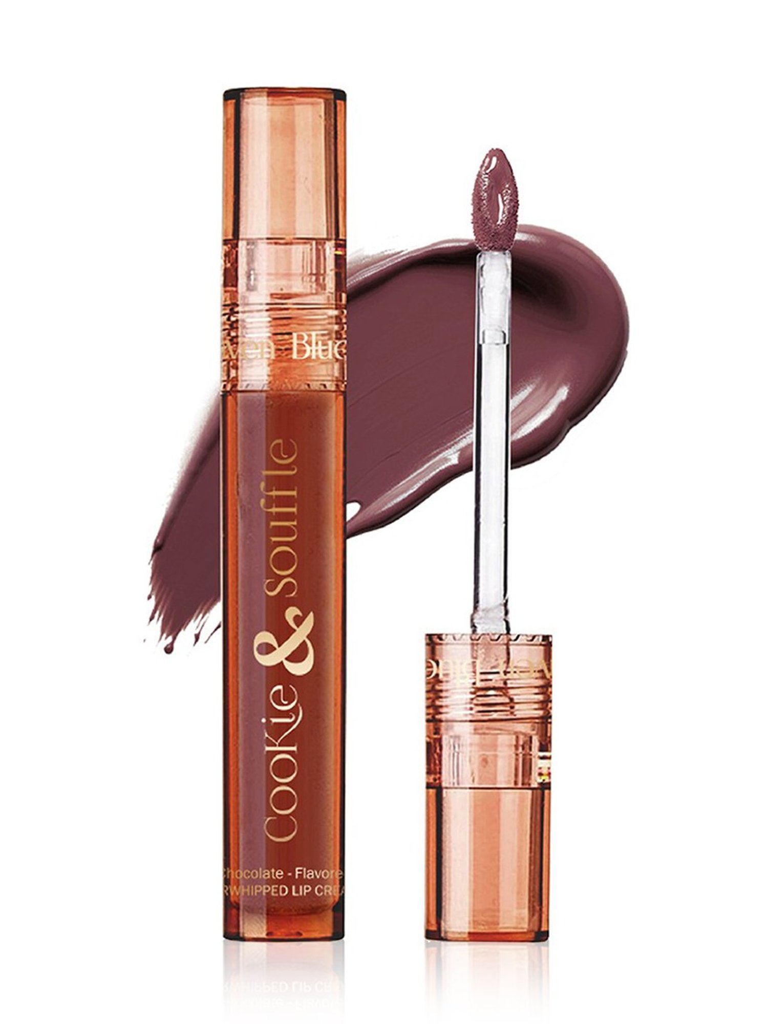 Blue Heaven Cookie & Souffle Chocolate - Flavored Airwhipped Lip Cream Cocoa Addict - 3.2 ml