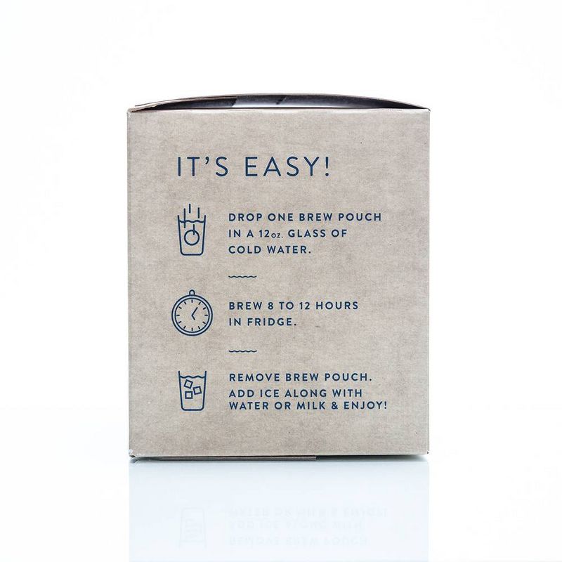 Blue Island High Tide Blend Medium Roast DIY Cold Brew Coffee Pouches - 6ct