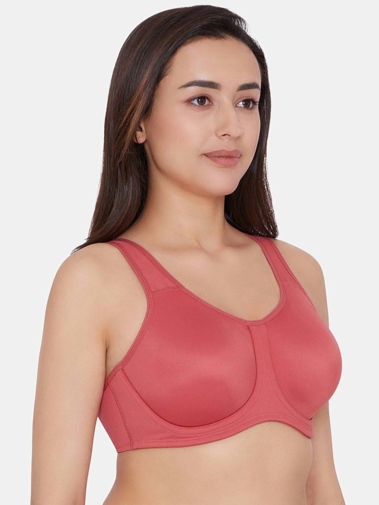 Wacoal Red Full Coverage Sports Bra