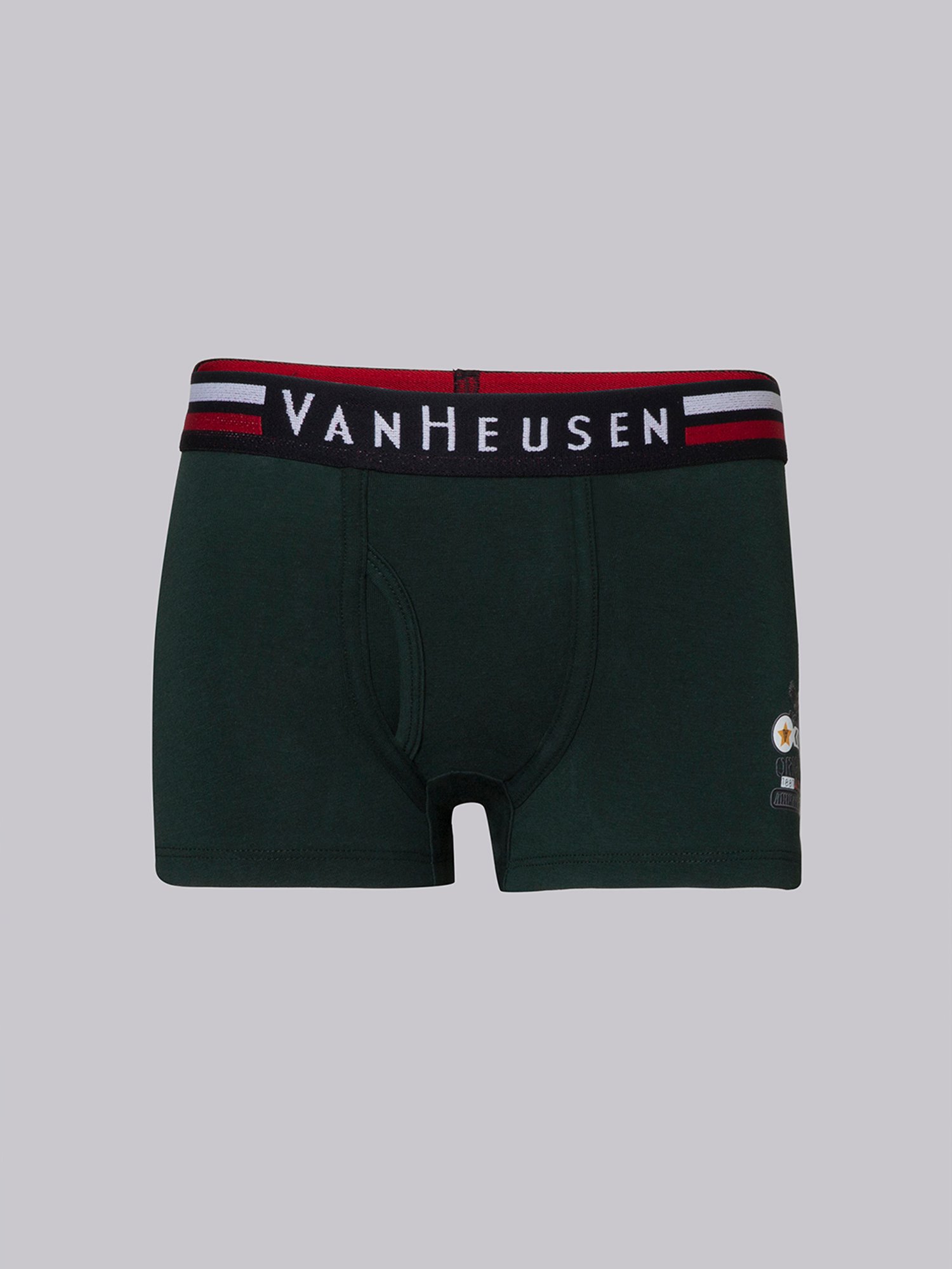 Van Heusen Boys Elastic Waistband And Ultra Soft - Trunks - Pack of 2 - PP05,AP05