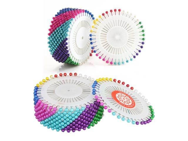 480X Dress Wedding Crafts Pearl Round Head Straight Sewing Needles Pins Corsage