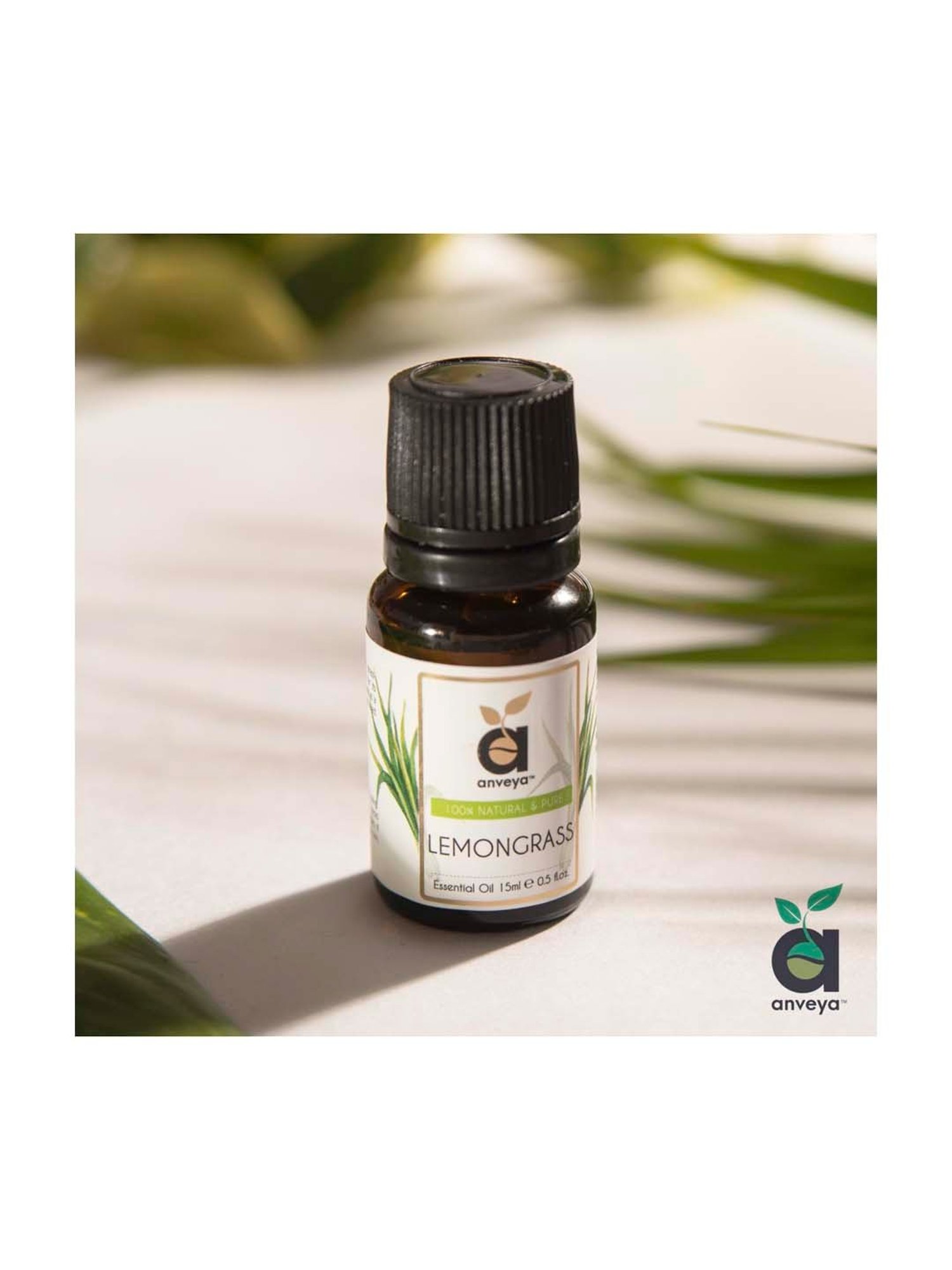 Anveya Lemongrass Essential Oil - 15 ml