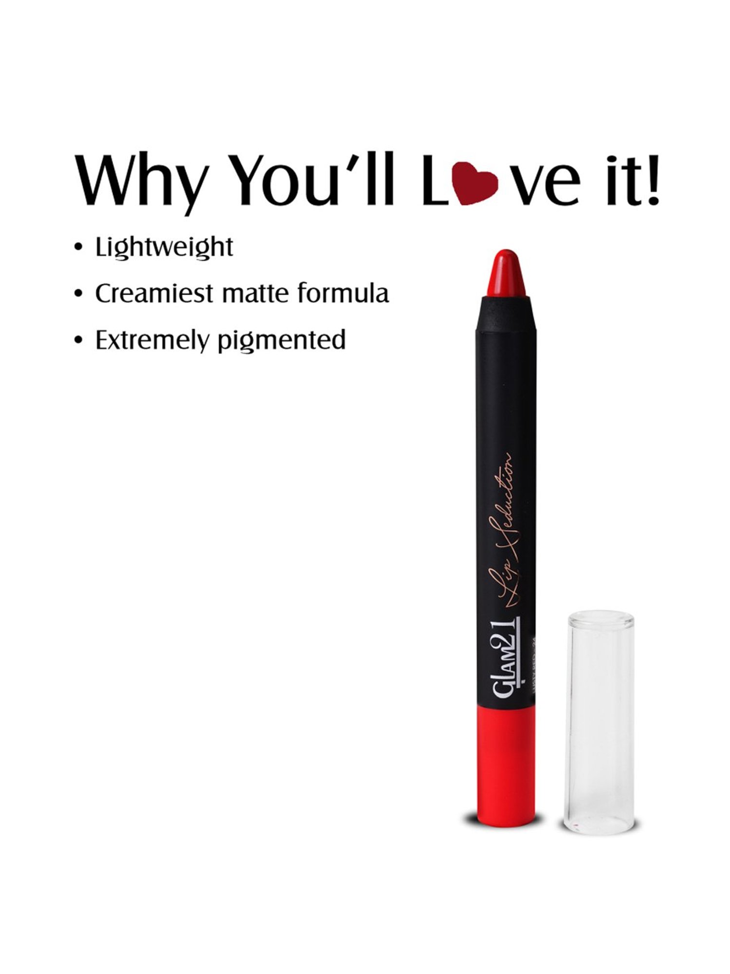 Glam21 Lip Seduction Crayon Lipstick 29 Joy Ride - 2.8 gm