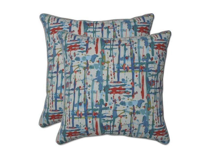 Outdoor/Indoor Bench Cushion Upbeat Disco Blue - Pillow Perfect