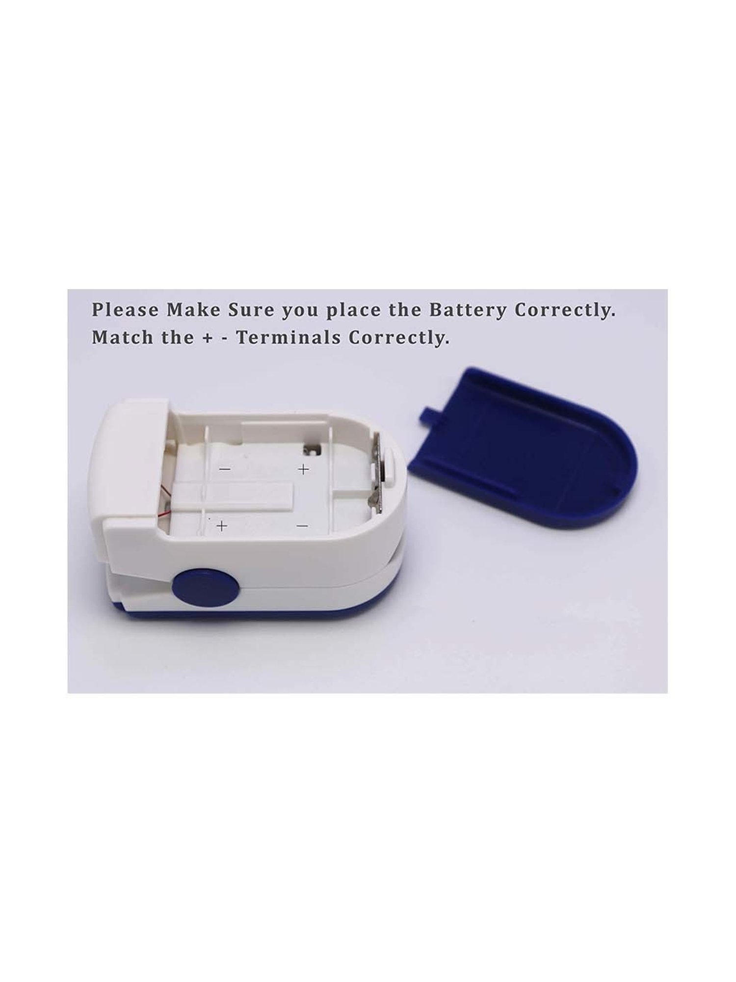 MCP Fingertip OLED Type Pulse Oximeter (Blue)