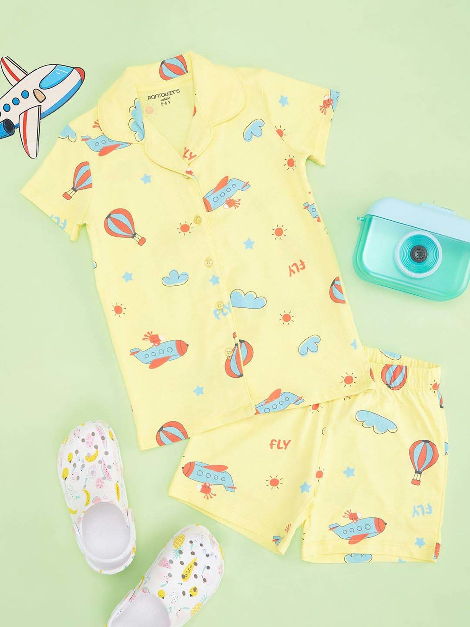 Jockey Girls Black Printed Shorts