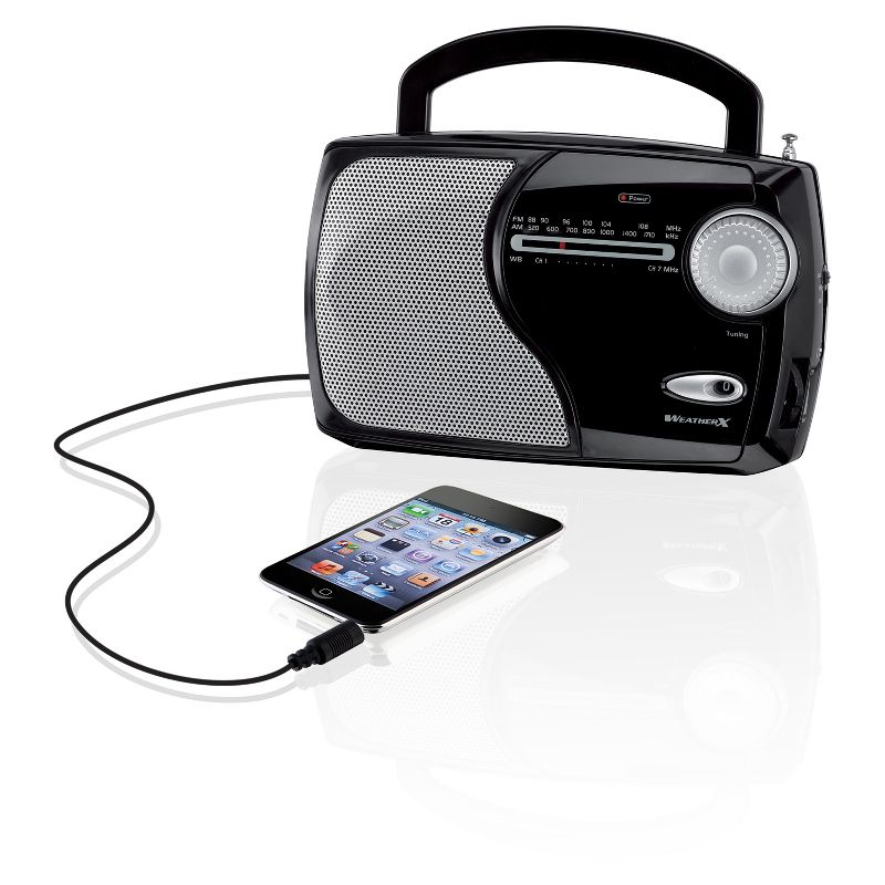 Pyle Premium Digital Alarm Dock Clock FM Radio with Adjustable Brightness Levels and LED Nightlight Compatible with Apple Products, White (2 Pack)