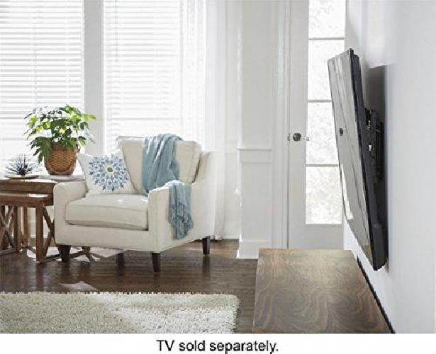 Sanus - Premium Series Advanced Tilt TV Wall Mount For Most 42" - 90" TVs - Extends 5.75" - Black
