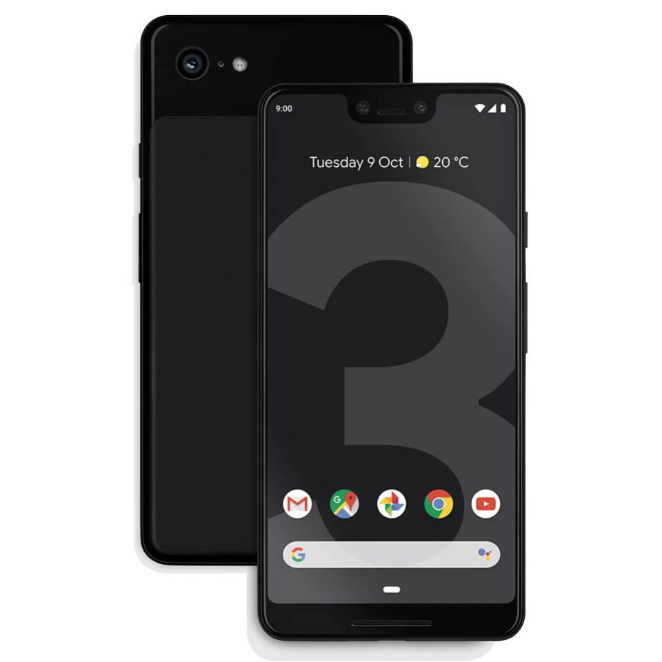 Google Pixel 3 - 64GB - Black - Fully Unlocked -  VZW/T-Mobile/Global - Smartphone - LCD Shadow