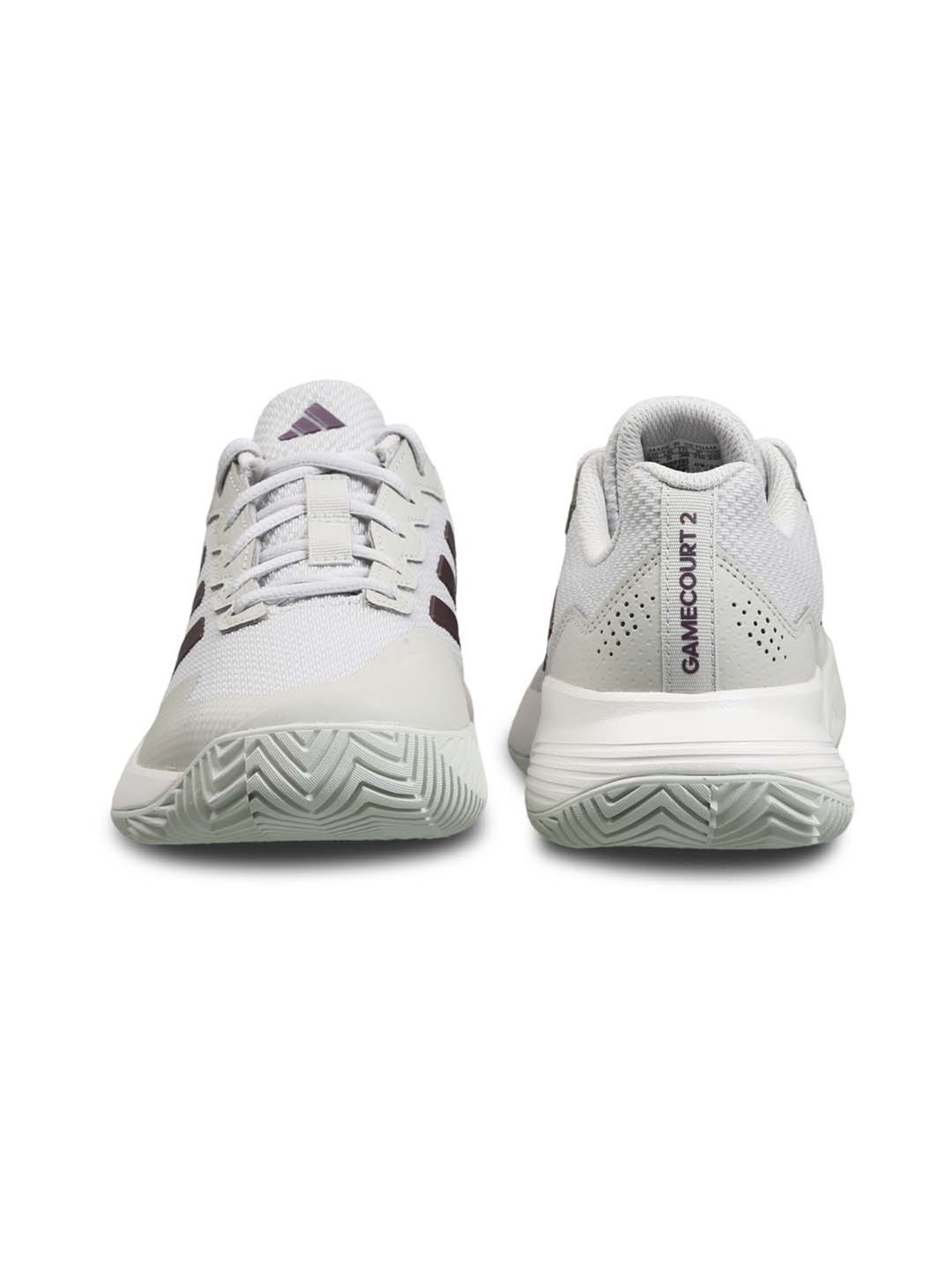 Adidas Women's GameCourt 2 Grey Tennis Shoes