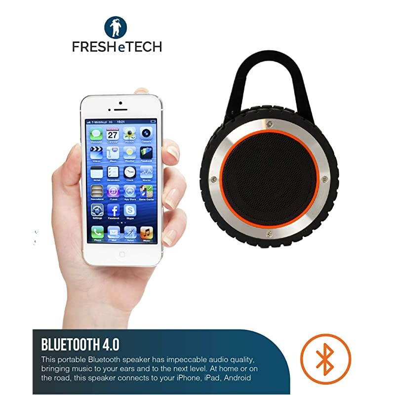 All-Terrain Sound Rugged Bluetooth Speaker, Rugged Outdoor Wireless Waterproof Bluetooth Speaker &ndash; Black