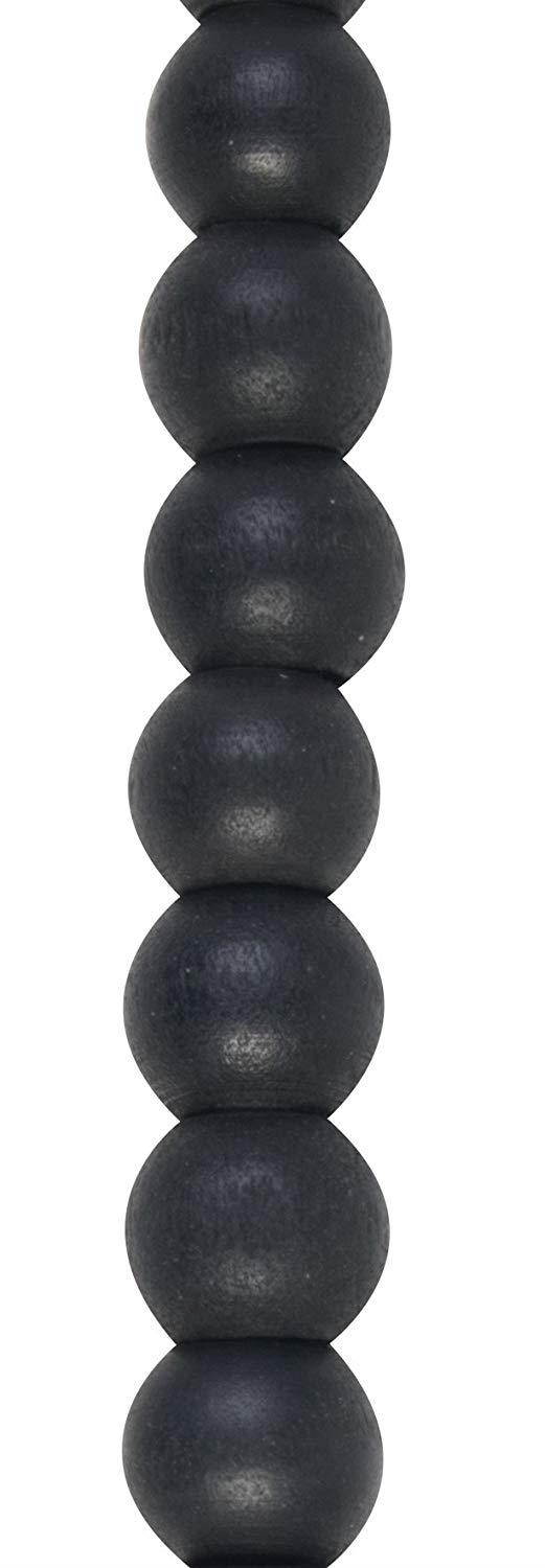 Wraps Wearable Braided Wristband Headphone Earbuds, Natural Ebony (WRAPSWBLK-V15M)