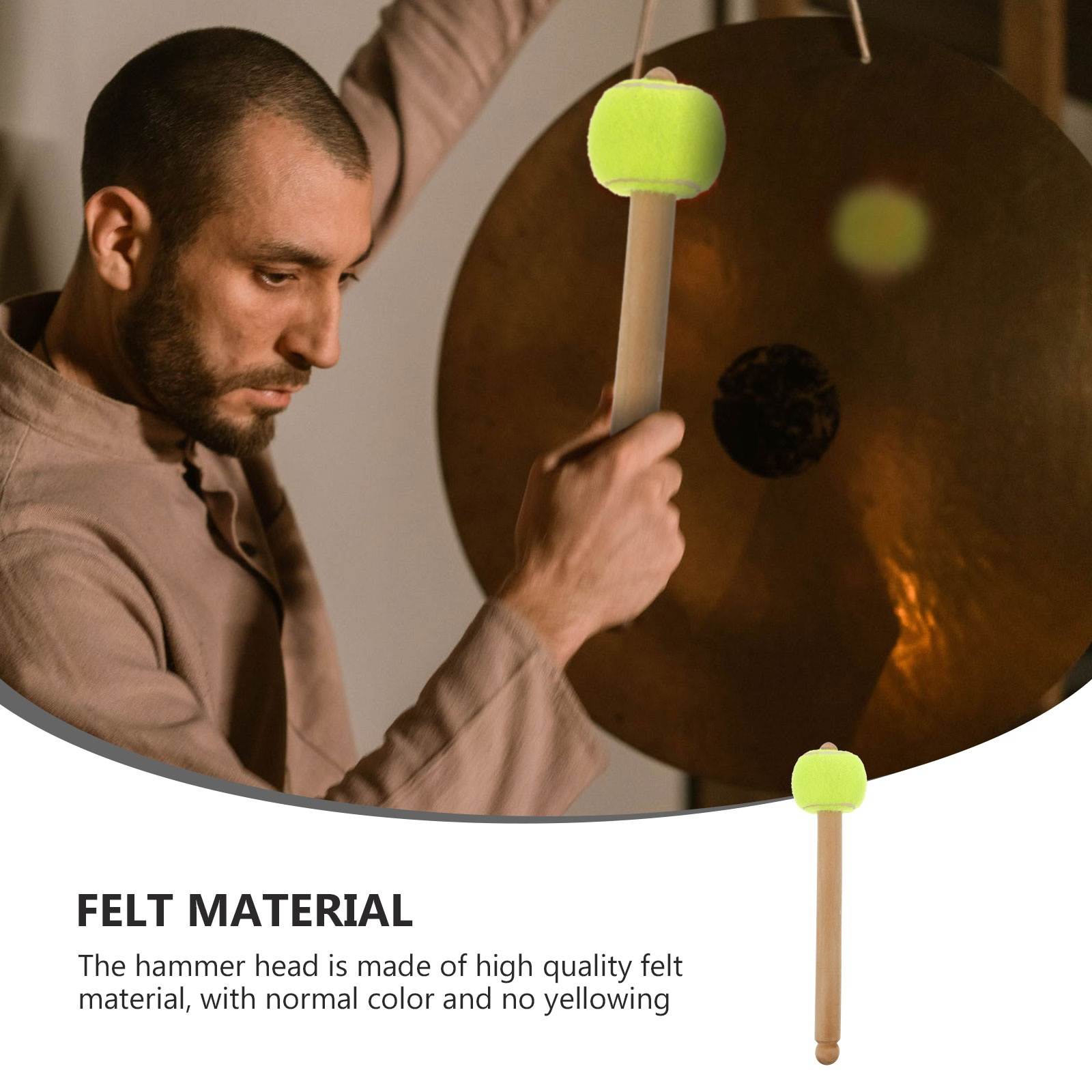 Short Wooden Mallets Snare Drum Sticks Musical Percussion Instrument Accessories