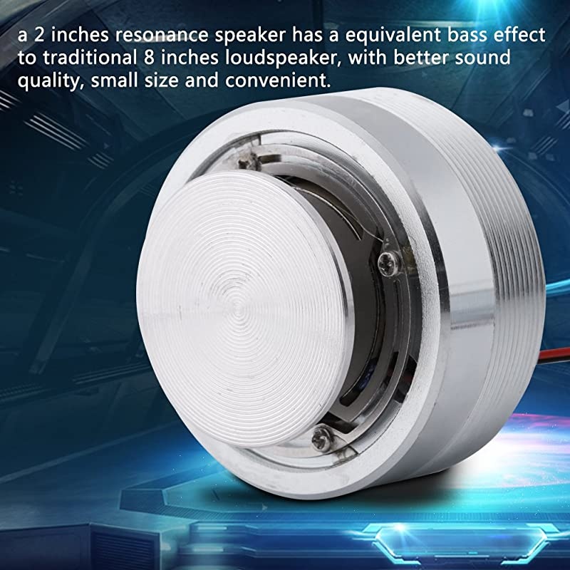 Resonance Speaker1Pcs 50MM 2Inch All Frequency Resonance Speaker Vibration Strong Bass Louderspeaker 4&Omega;25W
