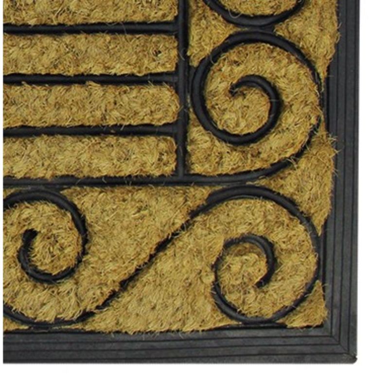 1'6"x2'6" Small Hello Door Mat Black - Threshold™