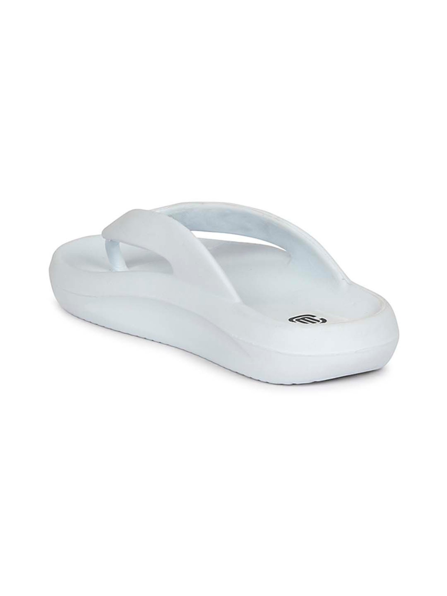 Mozafia Women's Ice Blue Flip Flops