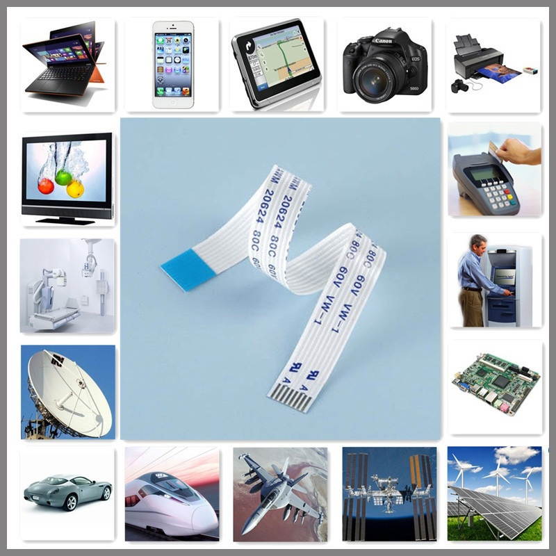 60P 10CM Types B Reverse Direction 10PCS 0.5MM Flat flexible cable FFC FPC LCD cable AWM 20624 80C 60V VW-1 FFC-0.5MM