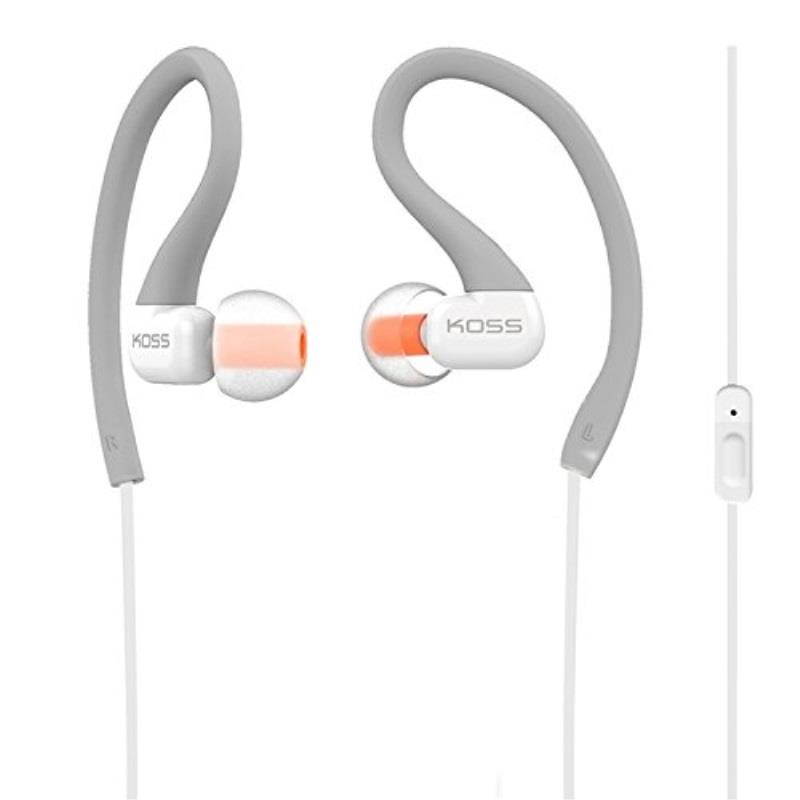 Koss KSC32i GRY Sport Clip Headphones, Grey