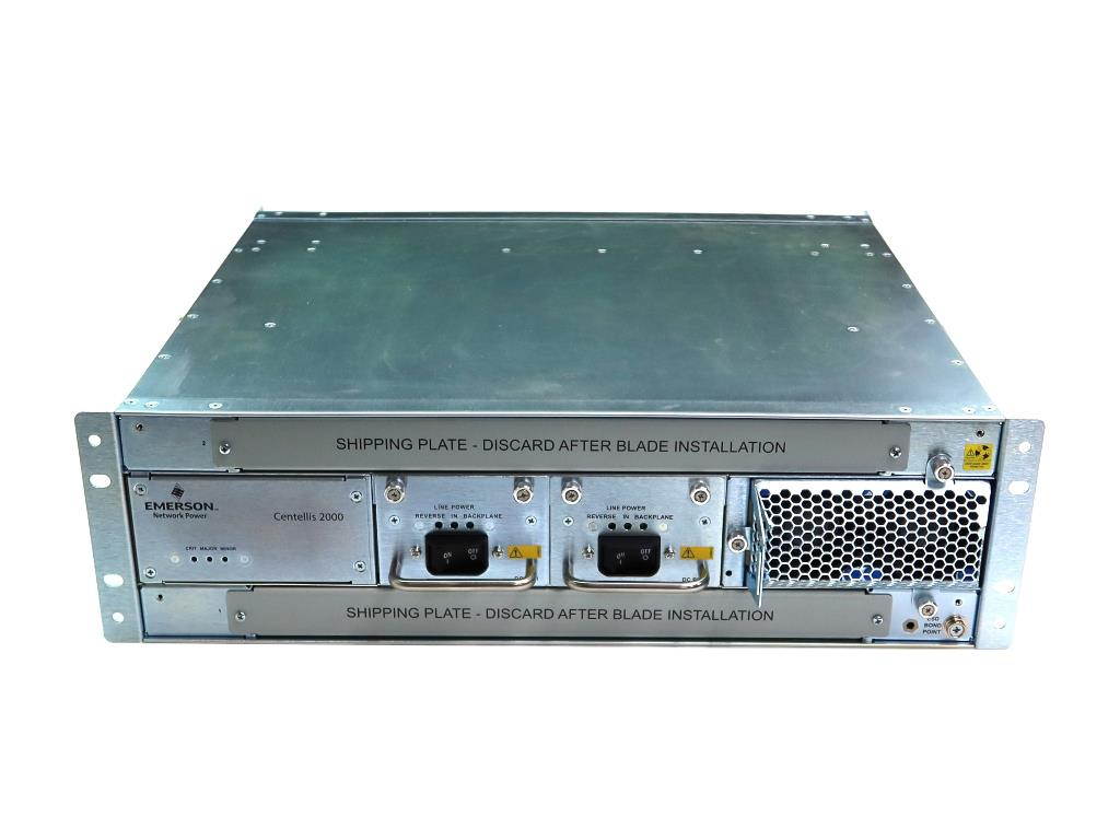 Emerson Centellis 2000 Dual DC PEM Shmm 3U Advancedtca Platform Core Shelf Network Switches & Management