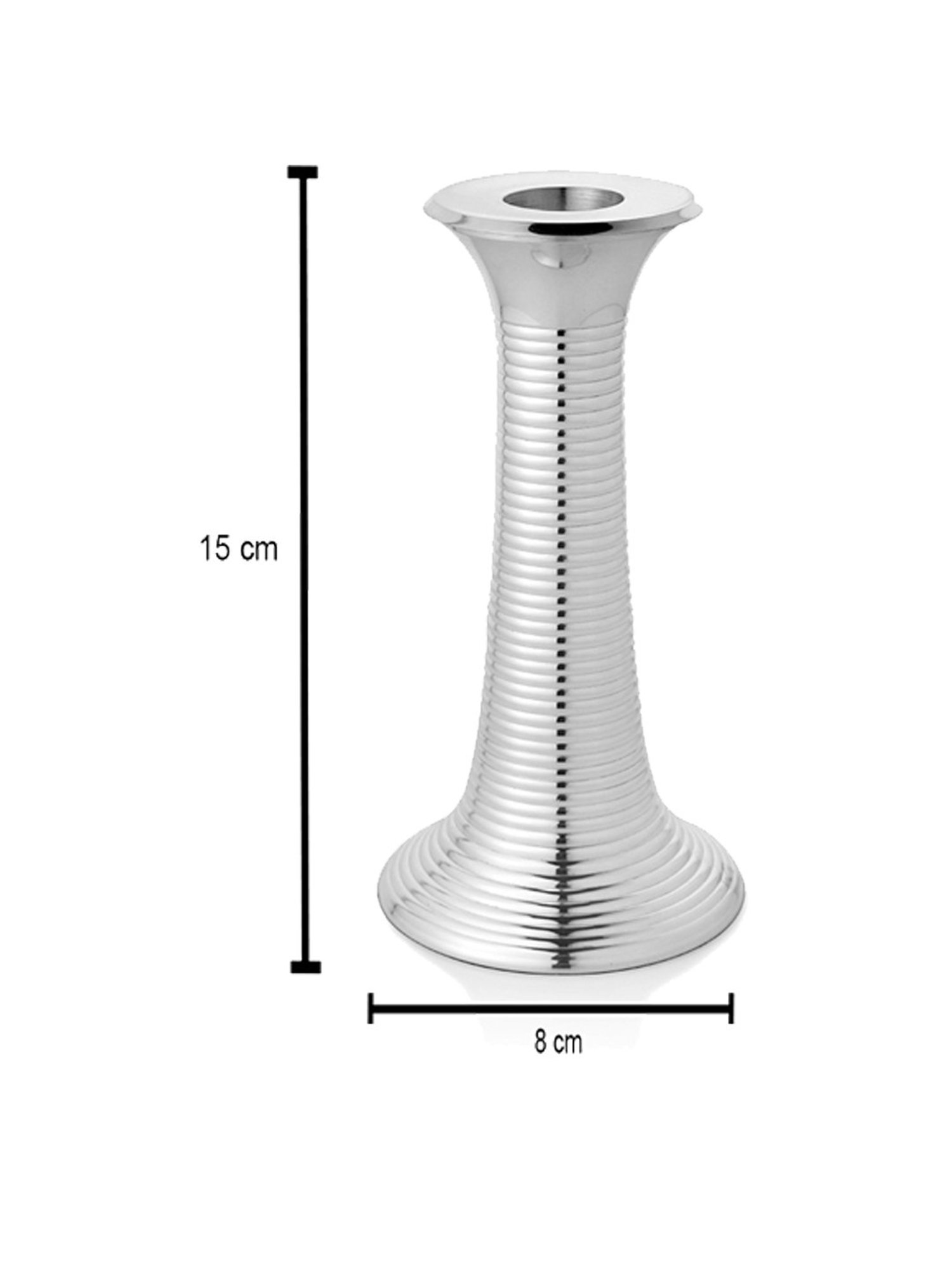 Episode &iquest;Silver Plated Candle Stand Rolled - Large