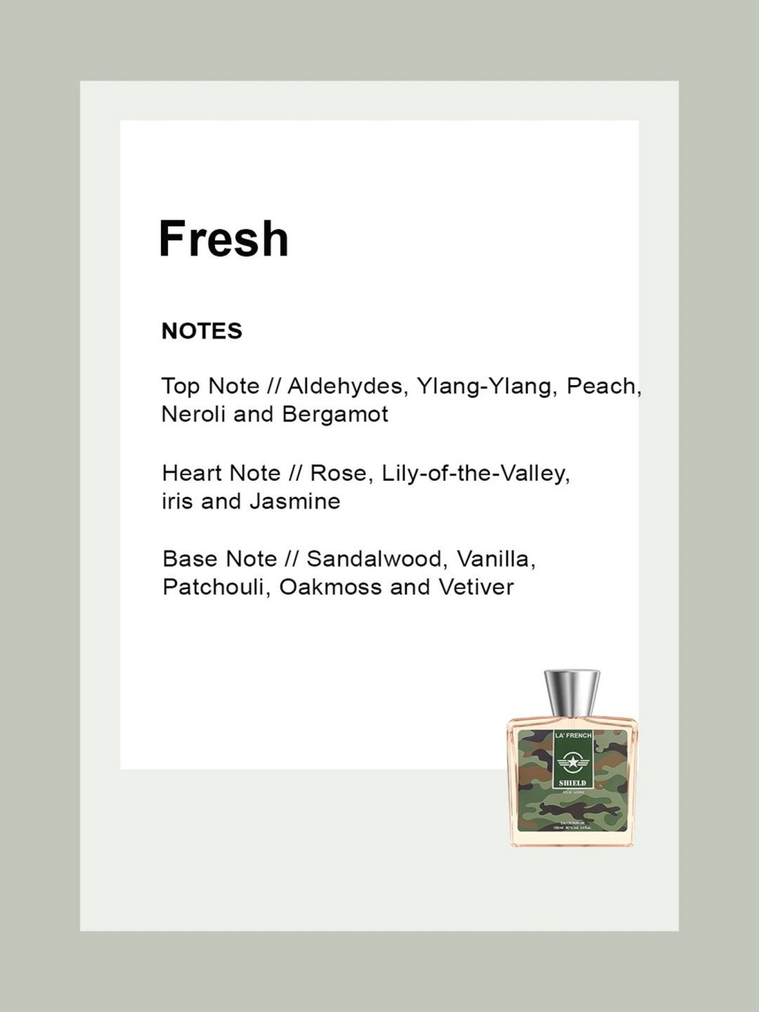 La' French Shield Pour Homme Eau De Parfum - 100 ml