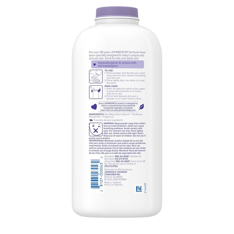 Johnson's Baby Powder Lavender  - 22oz