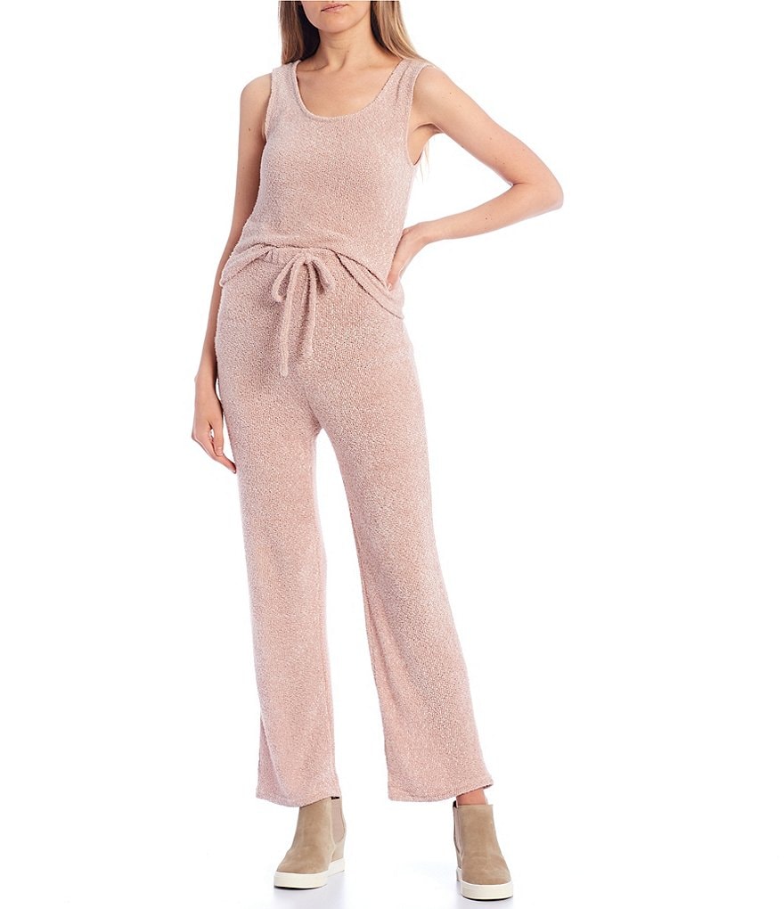 Blu Pepper Coordinating Fuzzy Knit Sleeveless Tank Top