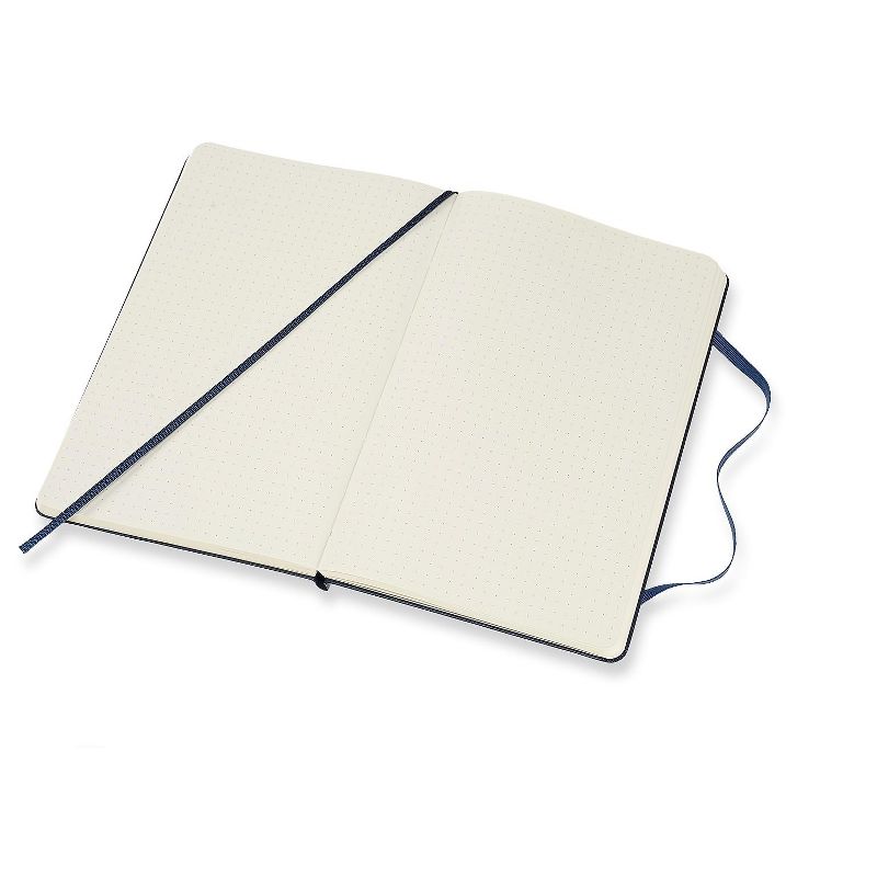 Moleskine Large, Dotted, Blue Sapphire, Hard Cover 715437