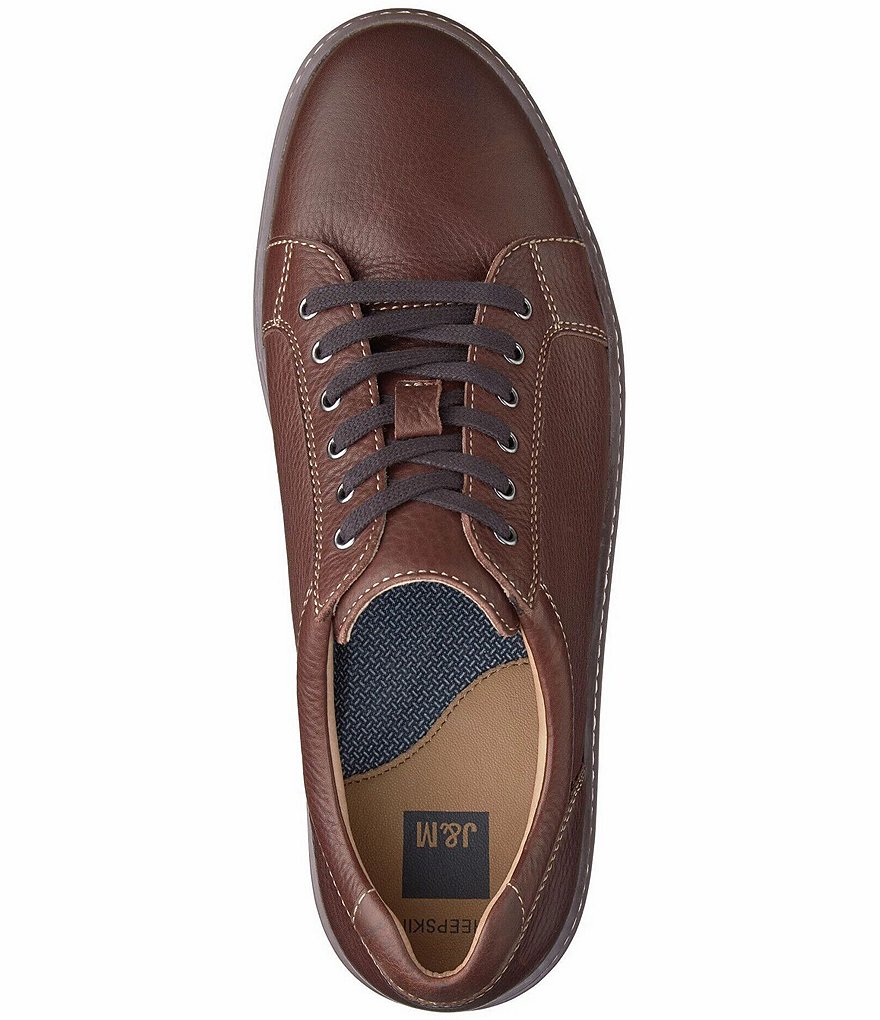 Johnston & Murphy Men's Guffey Lace To Toe Leather Oxfords