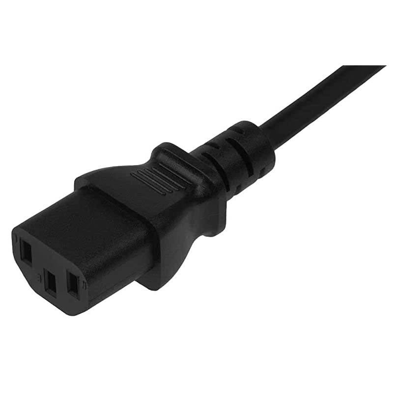 Feet 06 Meters 14AWG Heavy Duty 3 Prong Monitor Universal Power Cord Computer Power Cord ft 06M 3 conductor IEC30 C13 to NEMA 515P 15 Amp AC Power Cable CNE591544 10 Pack