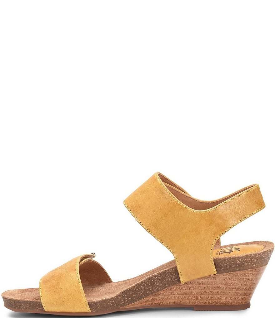 Sofft Verdi Leather Wedge Sandals