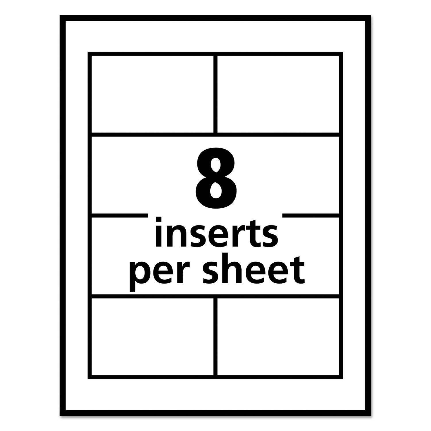 Avery 74549 Name Badge Kit,Easy Pkt,Pin,Top Load,2-1/4"x3-1/2",100/BX,WE