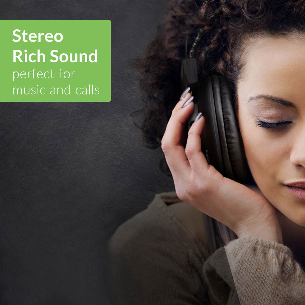 Avantree AS9M Bluetooth Over Ear Headphones with Detachable Boom Mic for Phone Call, Home Office PC Computer, Clear Voice & HiFi Sound Quality, Extra Comfortable & Lightweight, 40H, Wireless & Wired