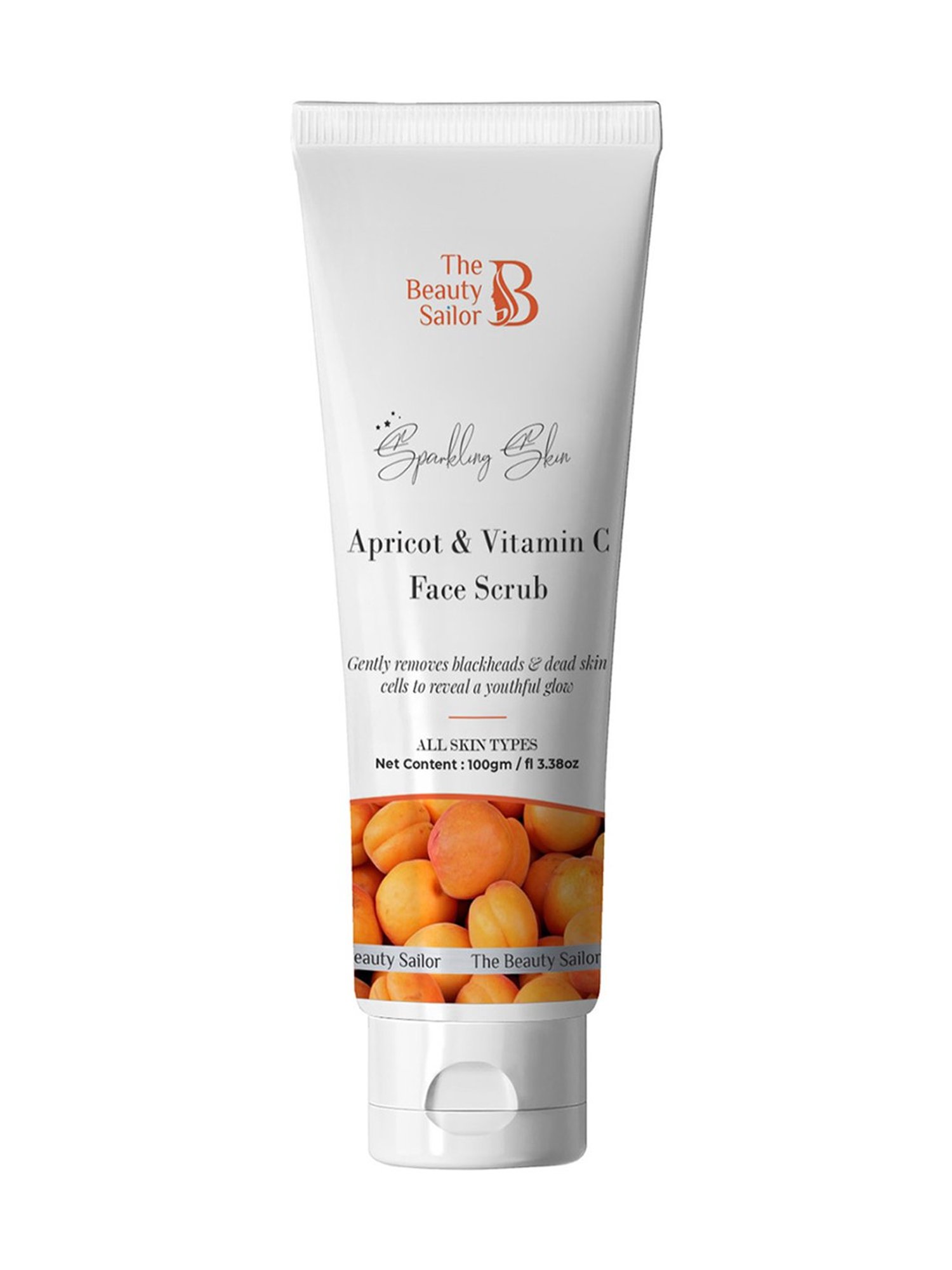 The Beauty Sailor Apricot & Vitamin C Face Scrub - 100 gm