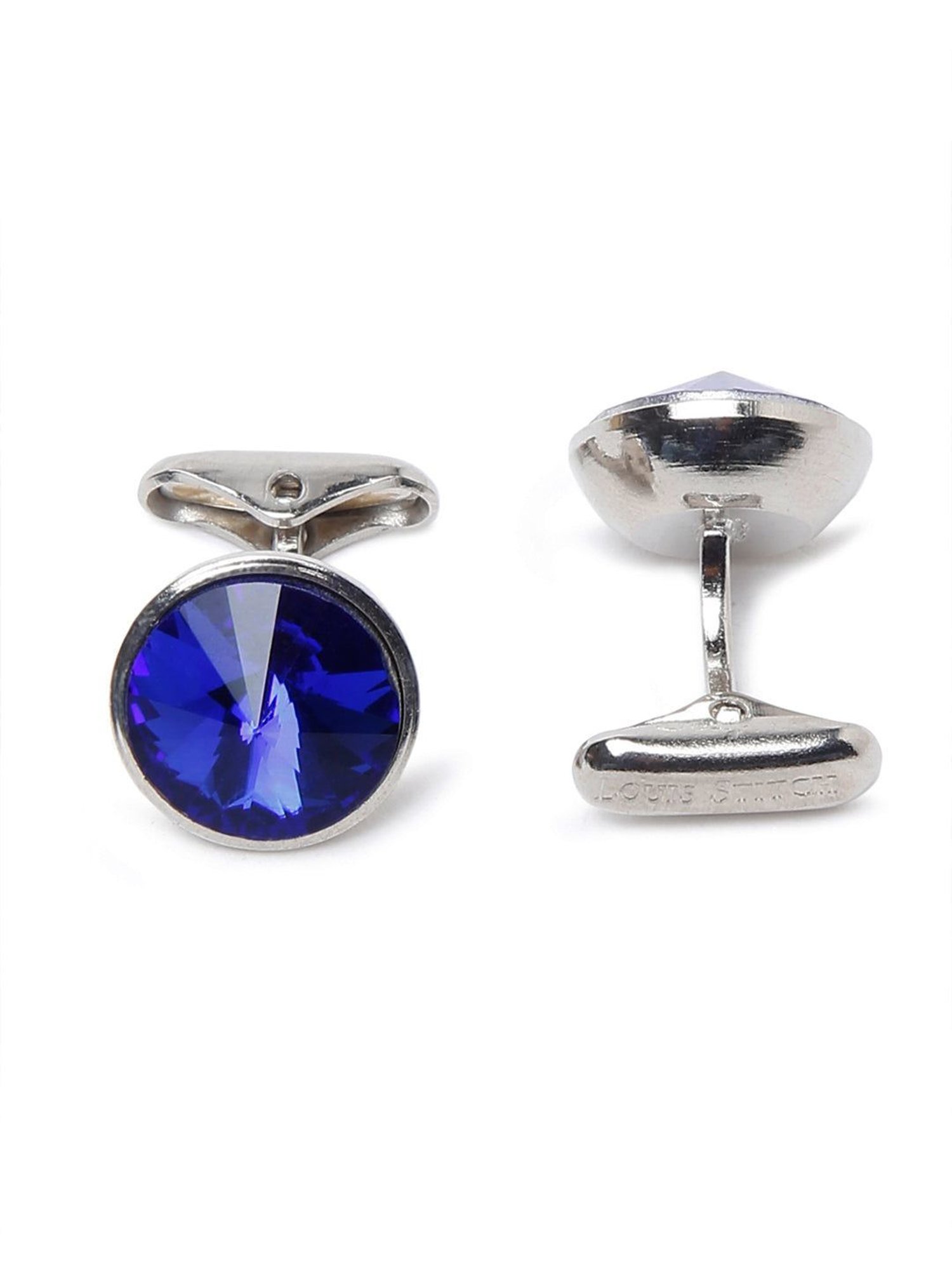 Louis Stitch Blue Printed Necktie Gift Set - Set of 5