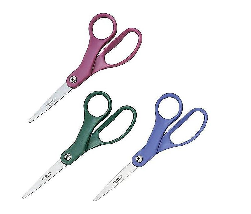Fiskars Students 7.1" Stainless Steel Kid's Scissors Sharp Tip 285320