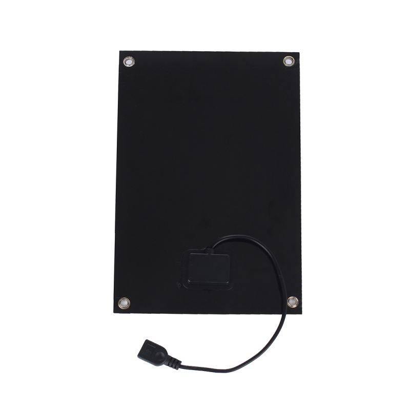 6W 5V 1.2A Portable Solar Panel Battery CellPhone Pad USB Power Bank Charger