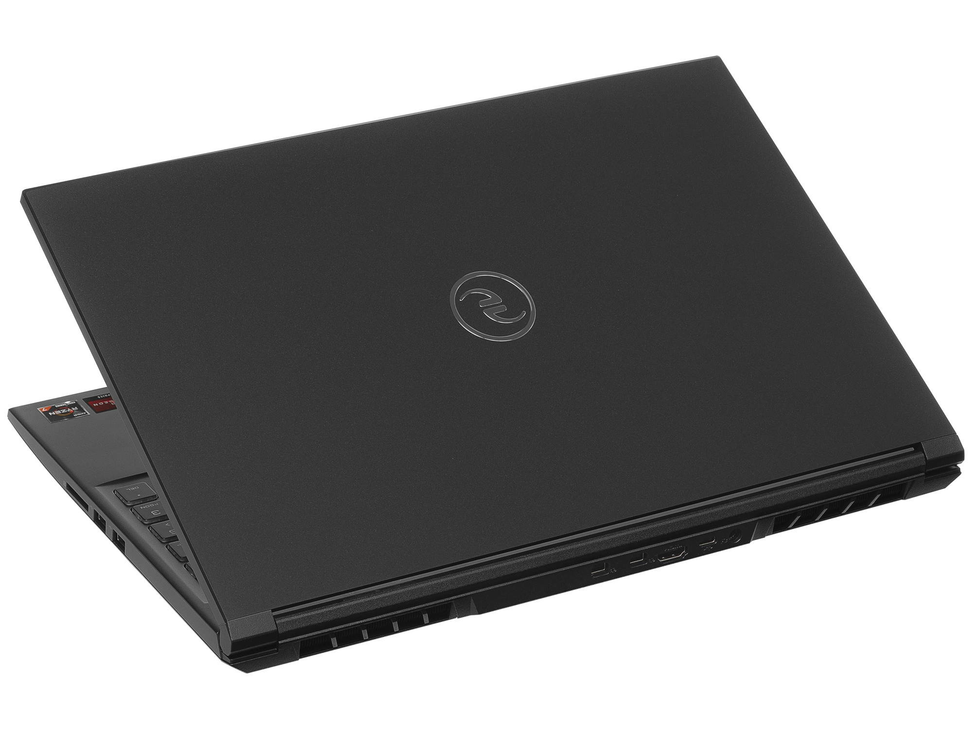 EVOO Gaming Notebook, 15.6" 120Hz FHD Display, AMD Ryzen 7 4800H Upto 4.2GHz, 16GB RAM, 2TB NVMe SSD, NVIDIA GeForce RTX 2060, Mini DisplayPort, HDMI, Card Reader, Wi-Fi, Bluetooth, Windows 10 Pro