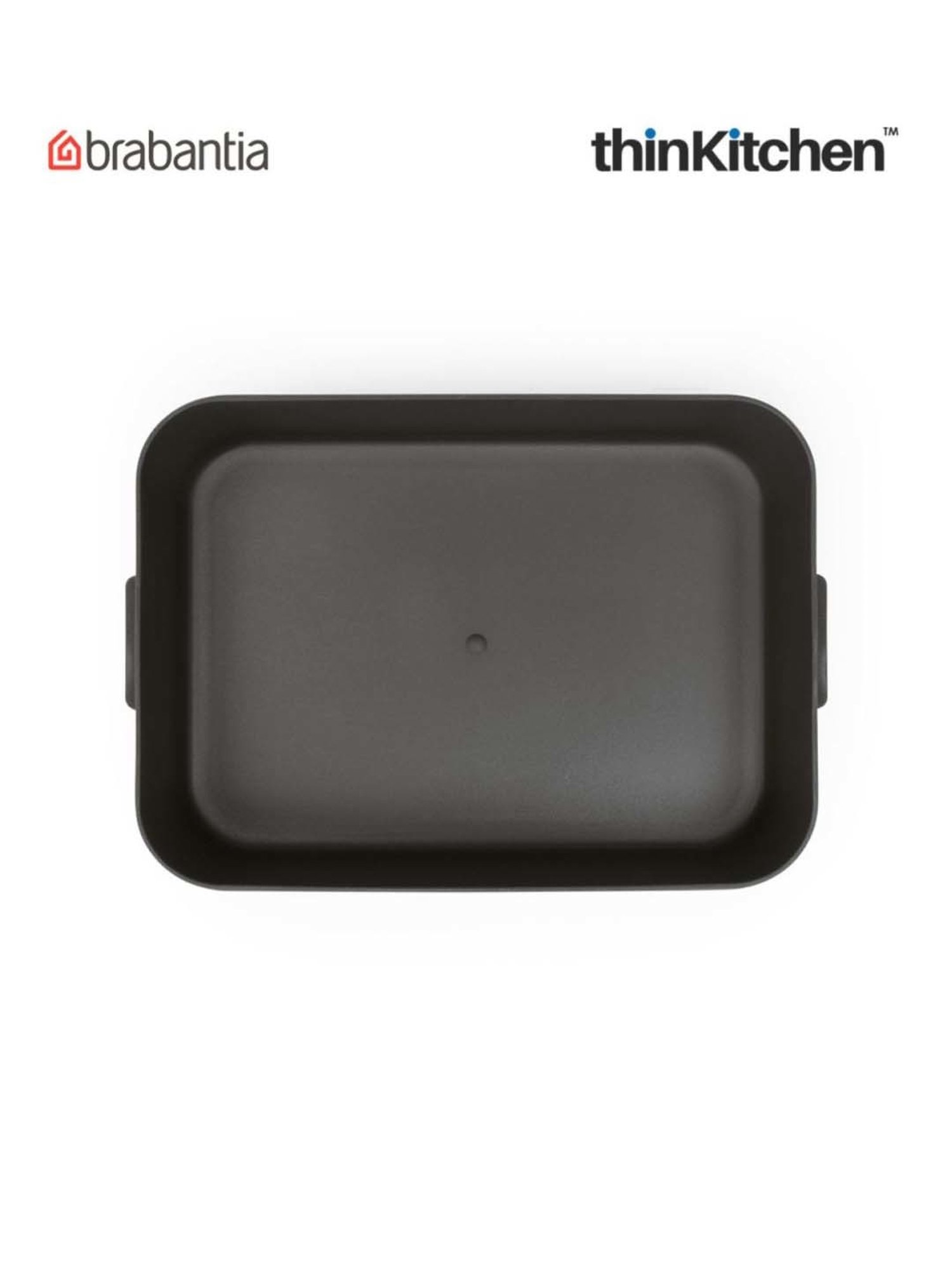 Brabantia Dark Grey Plastic Make & Take Medium Lunch Box (1.1 L)