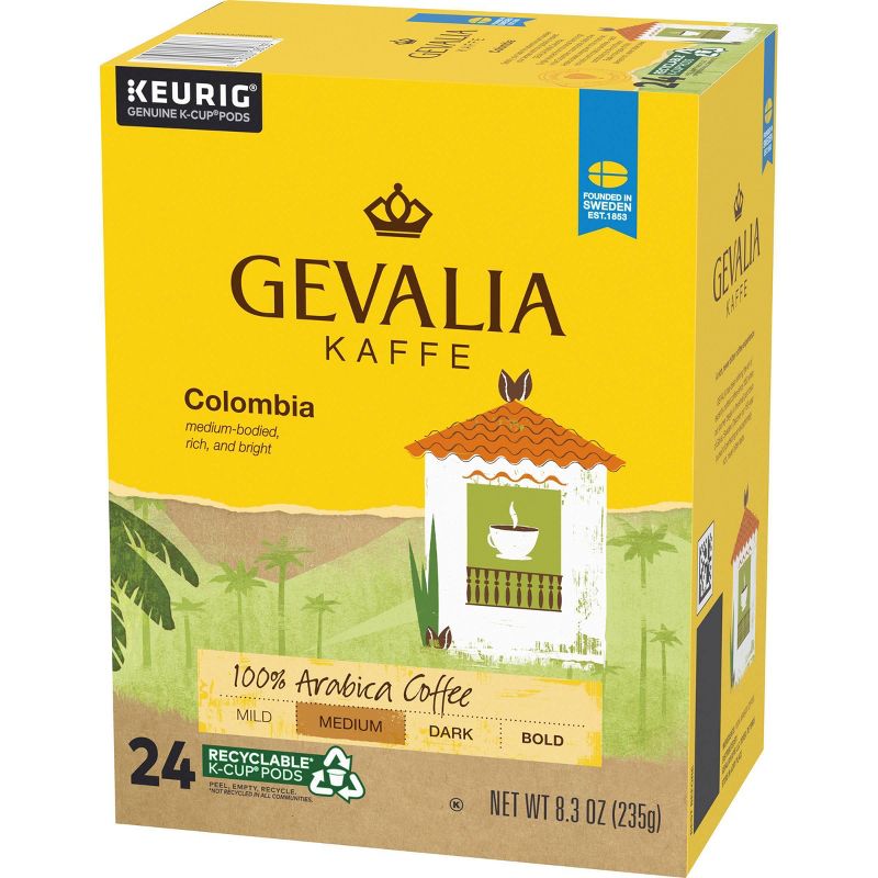 Gevalia Colombia Medium Roast Coffee Pods - 24ct