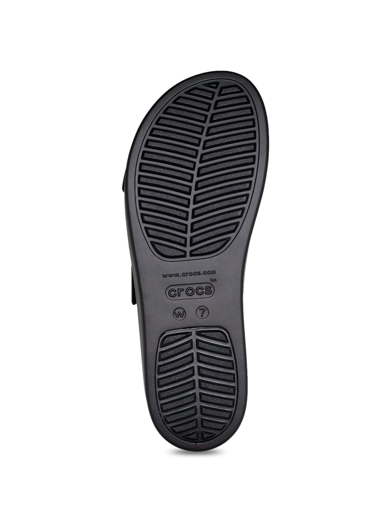 Crocs Women's Brooklyn Black Casual Wedges