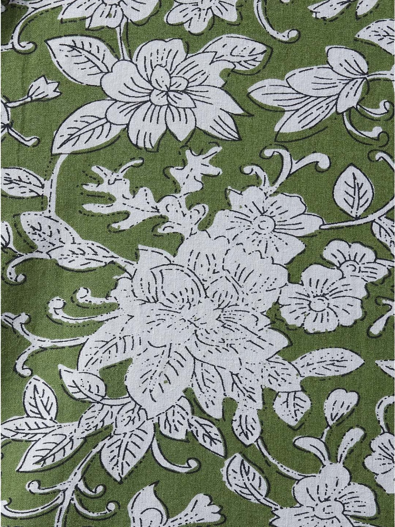 Rangmanch by Pantaloons Green Cotton Floral Print Kurta Palazzo Set