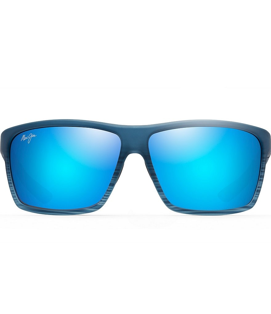 Maui Jim Alenuihaha PolarizedPlus2&reg; Wrap 64mm Sunglasses