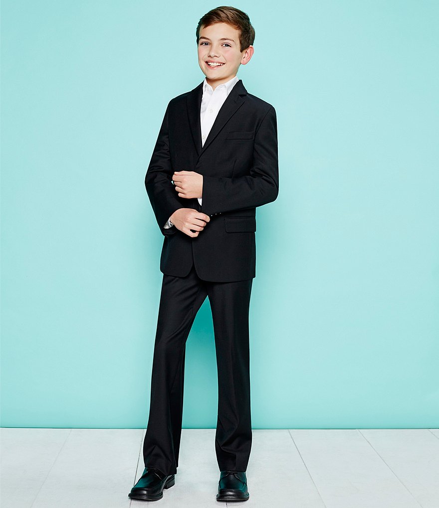 Class Club Gold Label Big Boys 8-20 Flat-Front Dress Pants