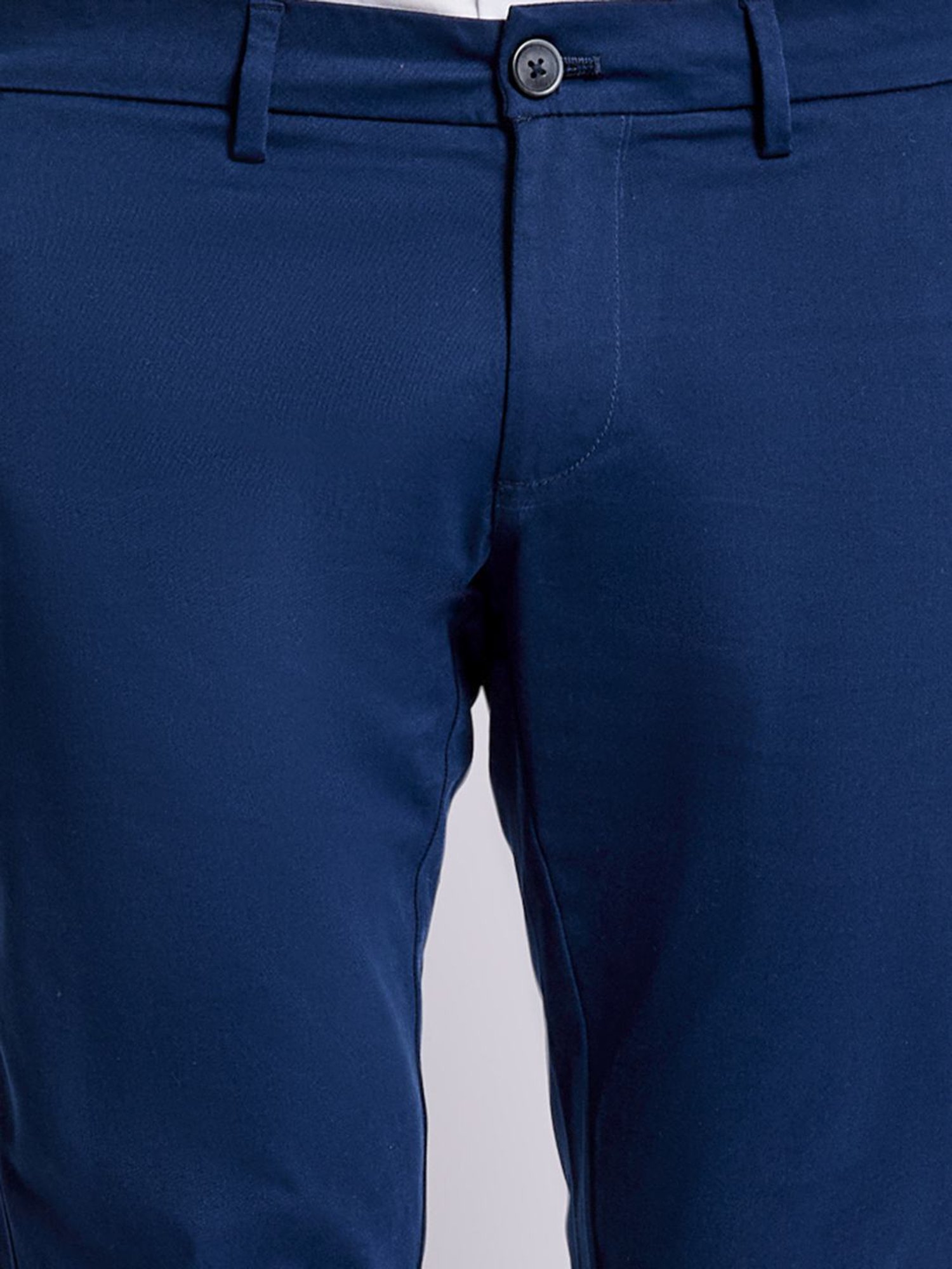 Bruun & Stengade Blue Slim Fit Chinos