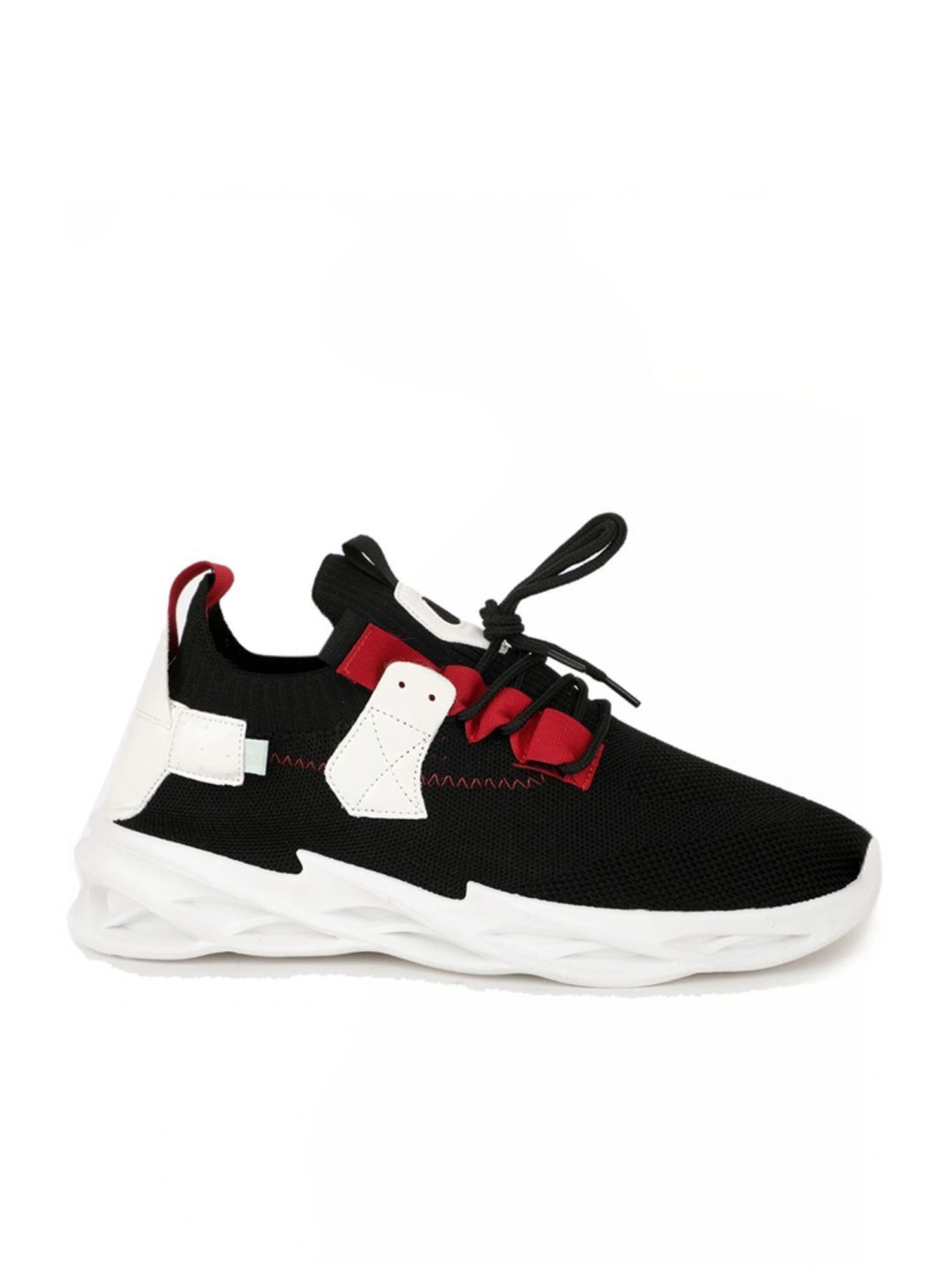 Rapid Box Men's Black Running Shoes