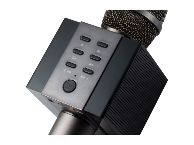 Technaxx 4812 Karaoke MIC Elegance Black 2-IN-1 W/ 2X 5W Speaker System