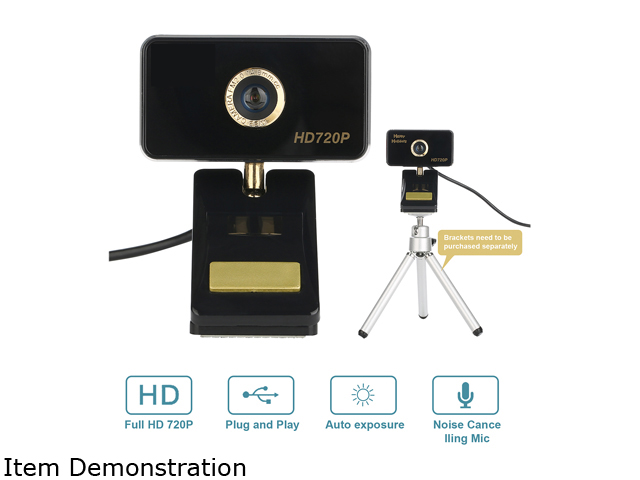 Anivia 1080p HD Webcam W8, USB Desktop Laptop Camera, Mini Plug and Play Video Calling Computer Camera, Built-in Mic, Flexible Rotatable Clip