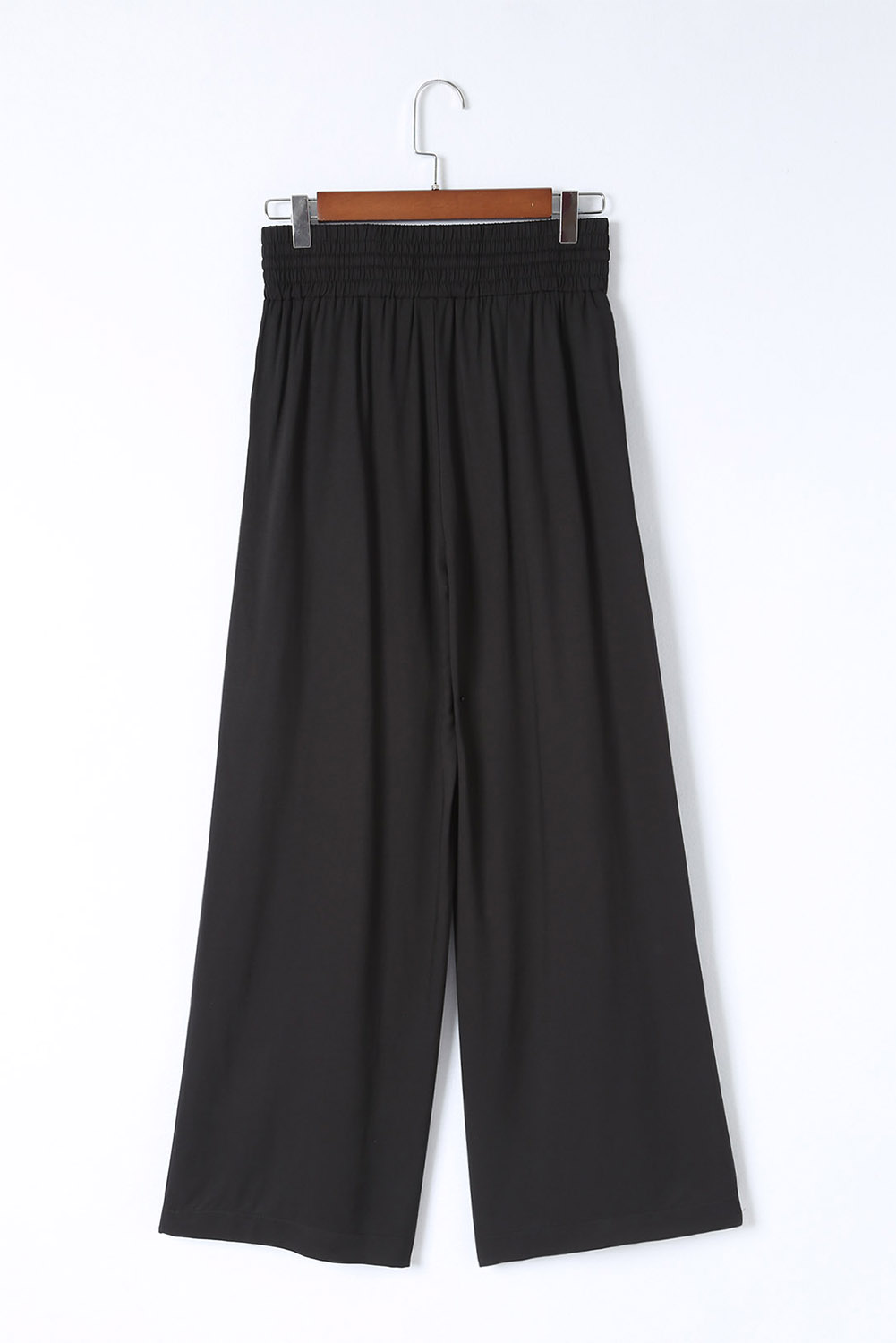 Karen Kane Cropped Wide Leg Linen Blend Striped Pants