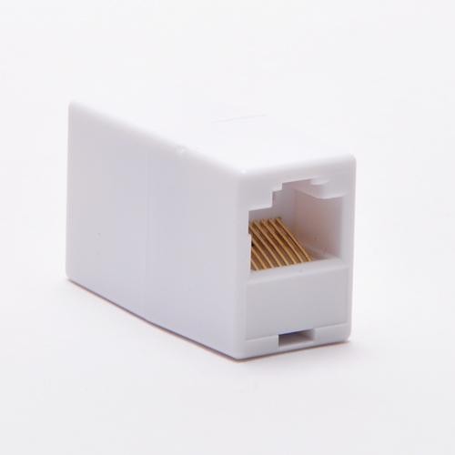 FireFold RJ45-COUP-WHT Cat5E RJ45 Inline Coupler &ndash; RJ45 Inline Coupler Straight &ndash; Female to Female Coupler &ndash; Extend Cables Length &ndash; Cat5E Support